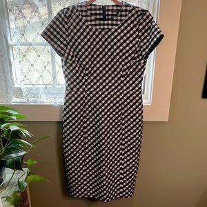 Brooks Brothers gingham print dress